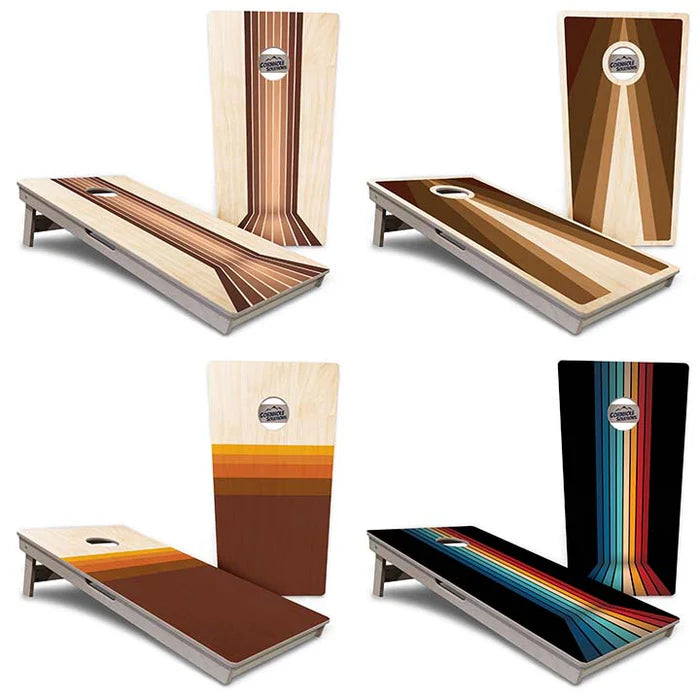 Vintage Design #1 Cornhole Boards