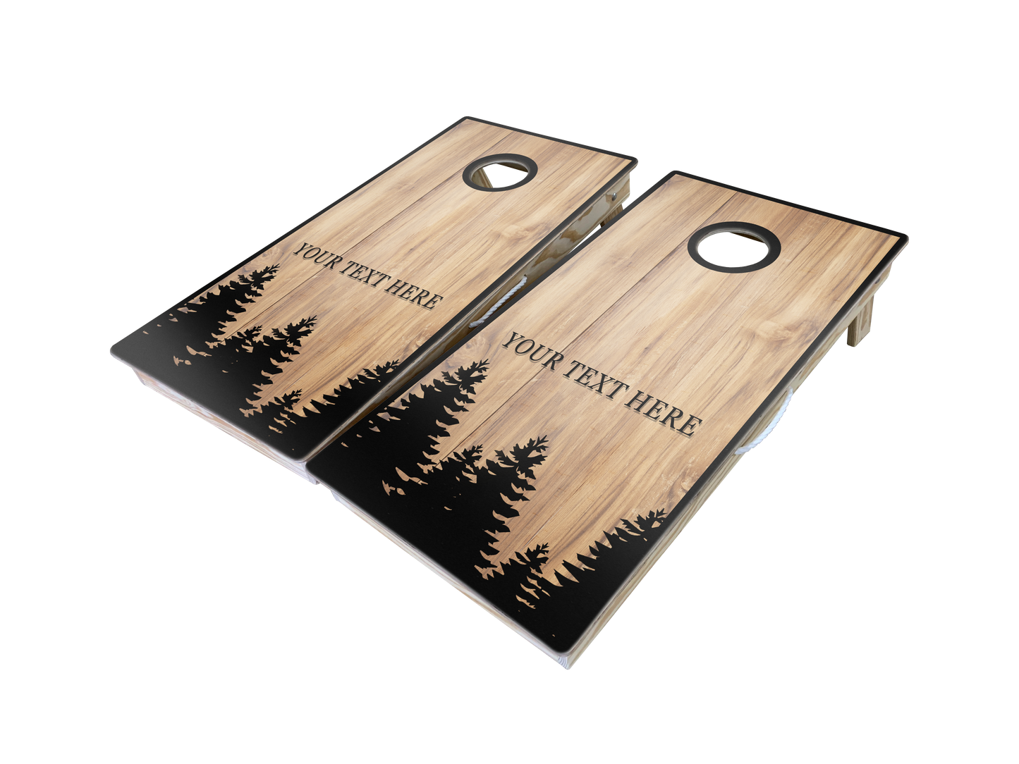 In The Wild Custom Cornhole Boards Set