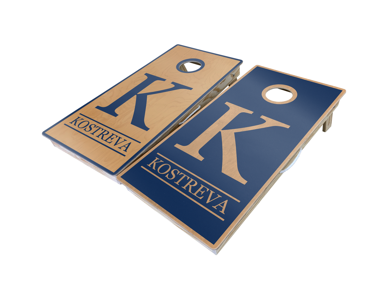 Large Initial Monogram Custom Cornhole Boards