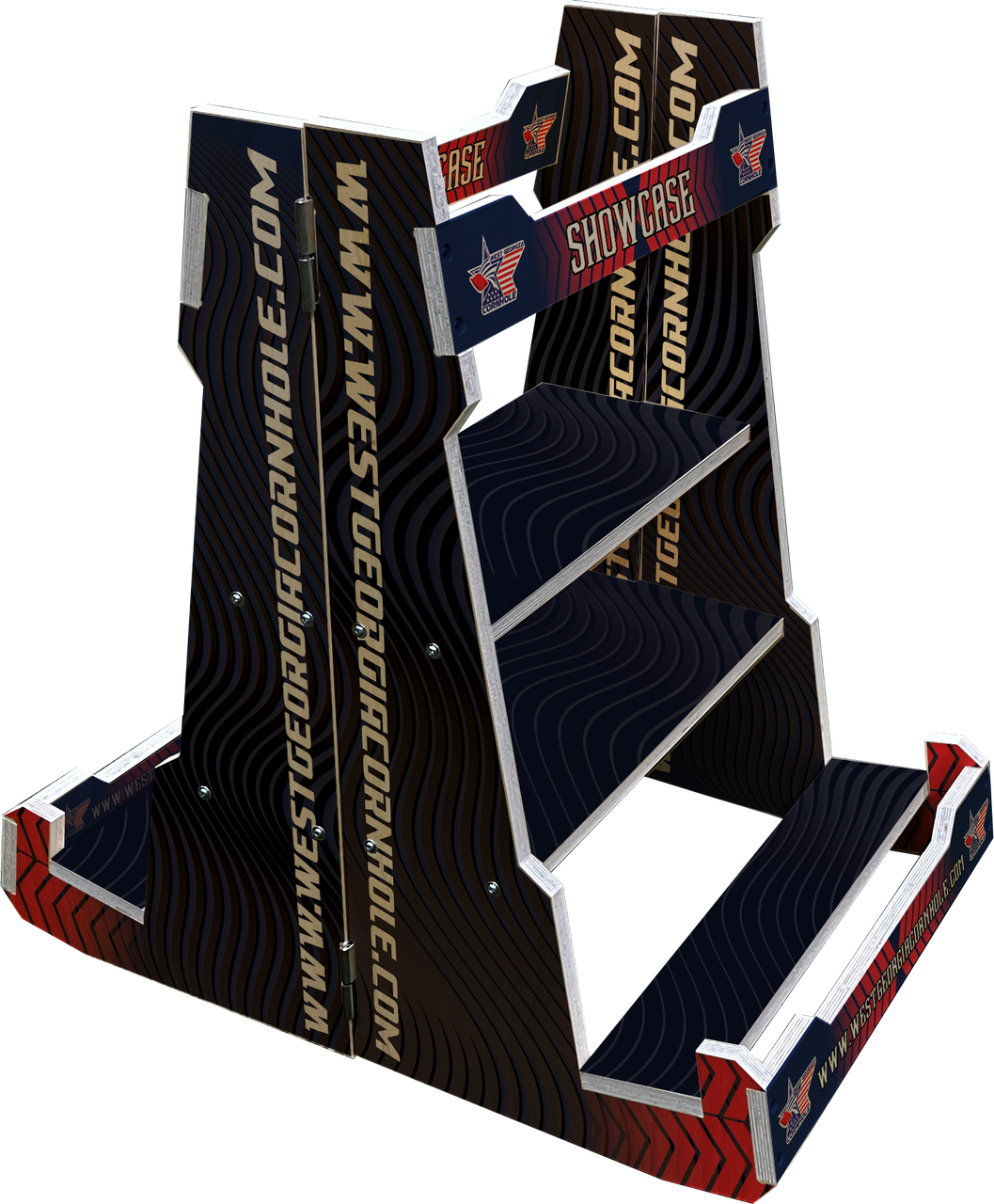 Custom Showcase Cornhole Board Stand