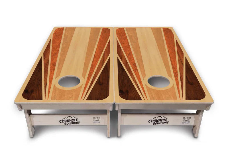 Retro Rays Cornhole Boards