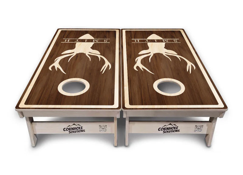 Wedding Buck Custom Cornhole Boards