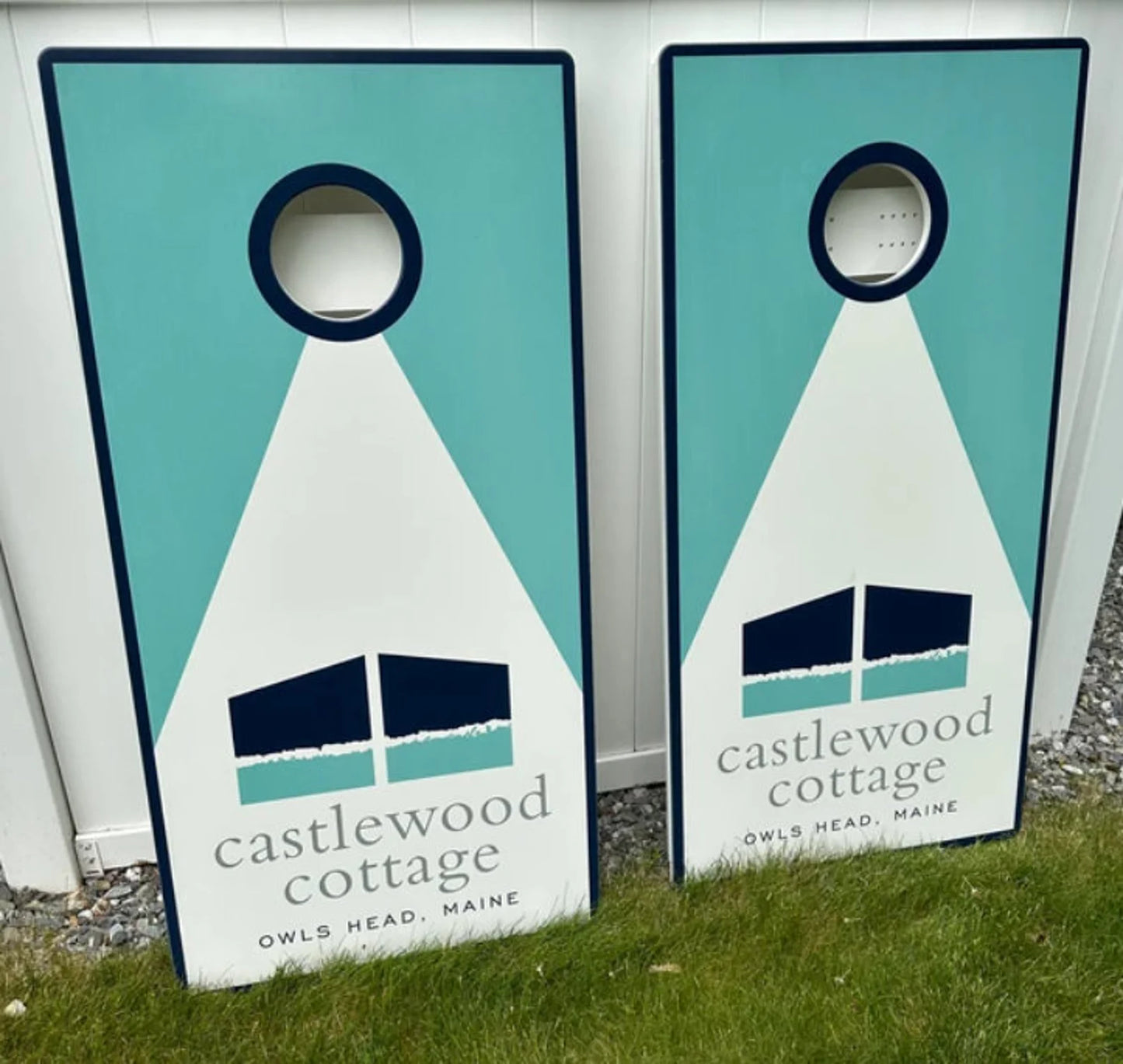 All-Weather Custom Cornhole Boards Set
