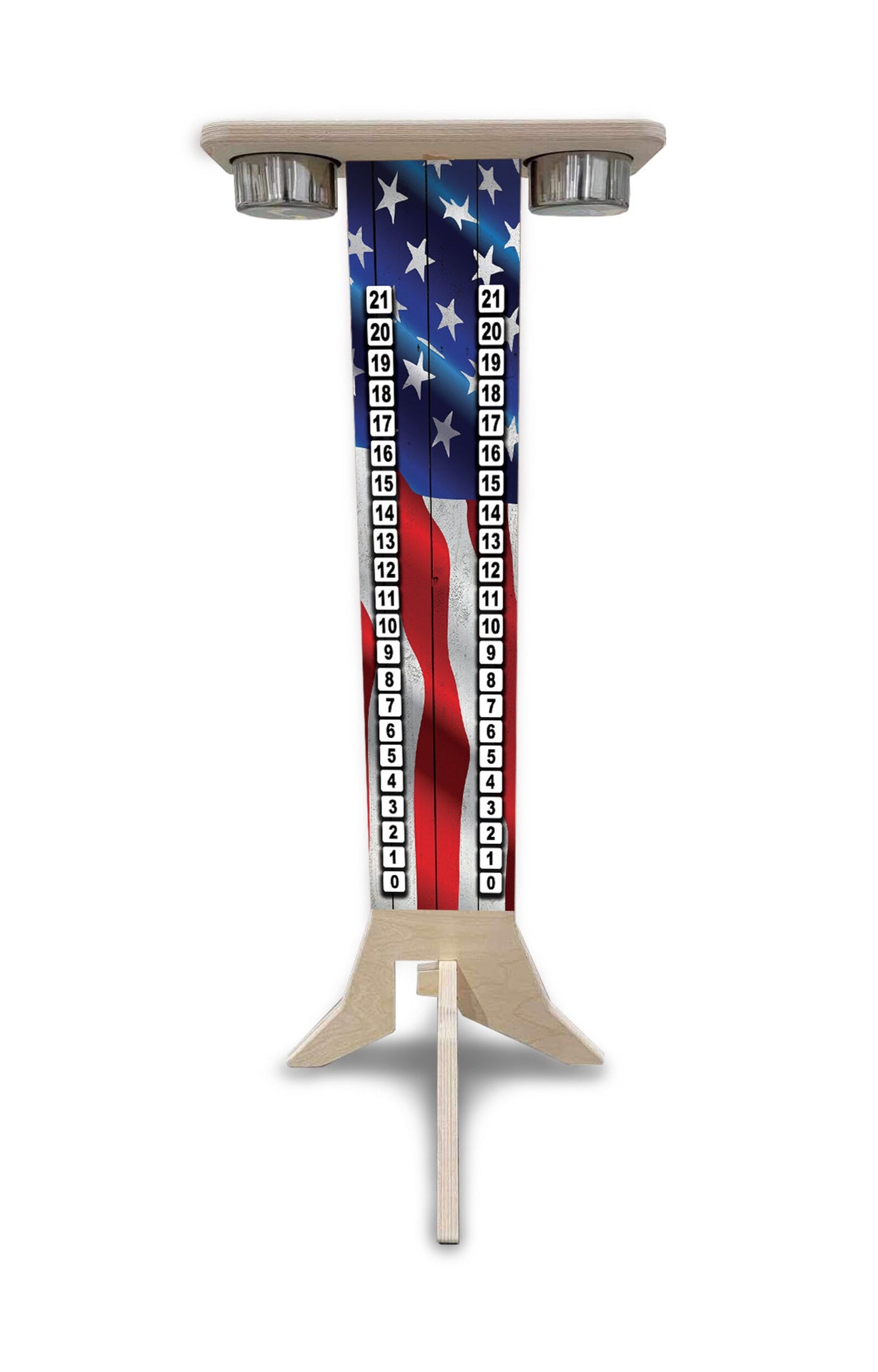 American Flag Score Stand