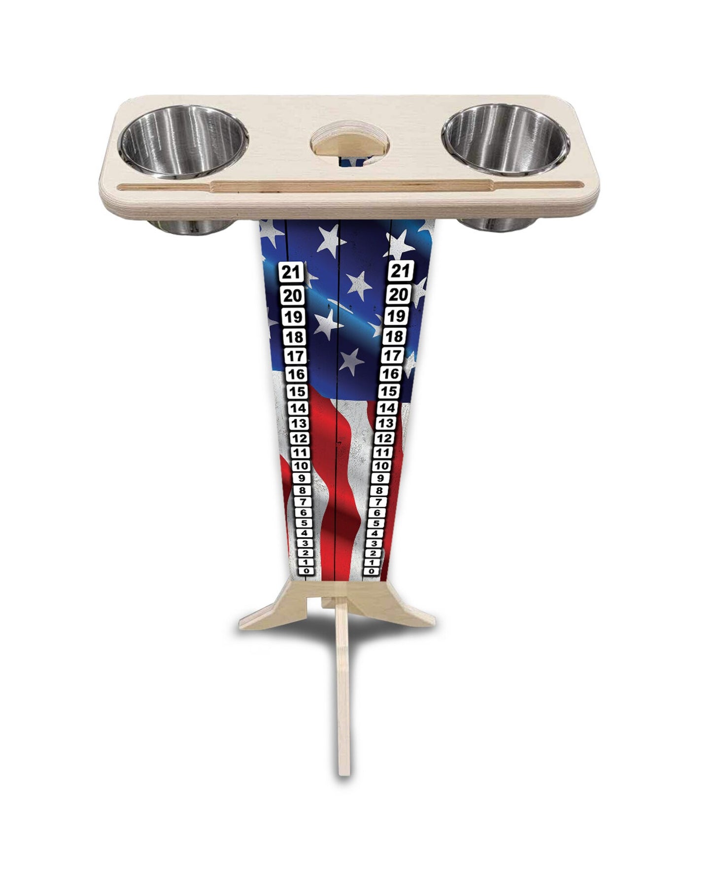 American Flag Score Stand