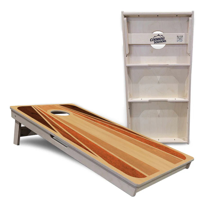 Retro Rays Cornhole Boards