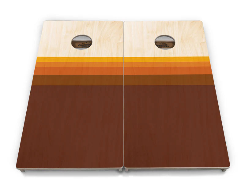 Rustic Wood Design #3 Cornhole Boards