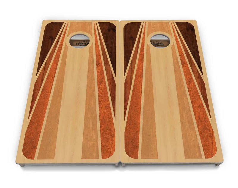 Retro Rays Cornhole Boards