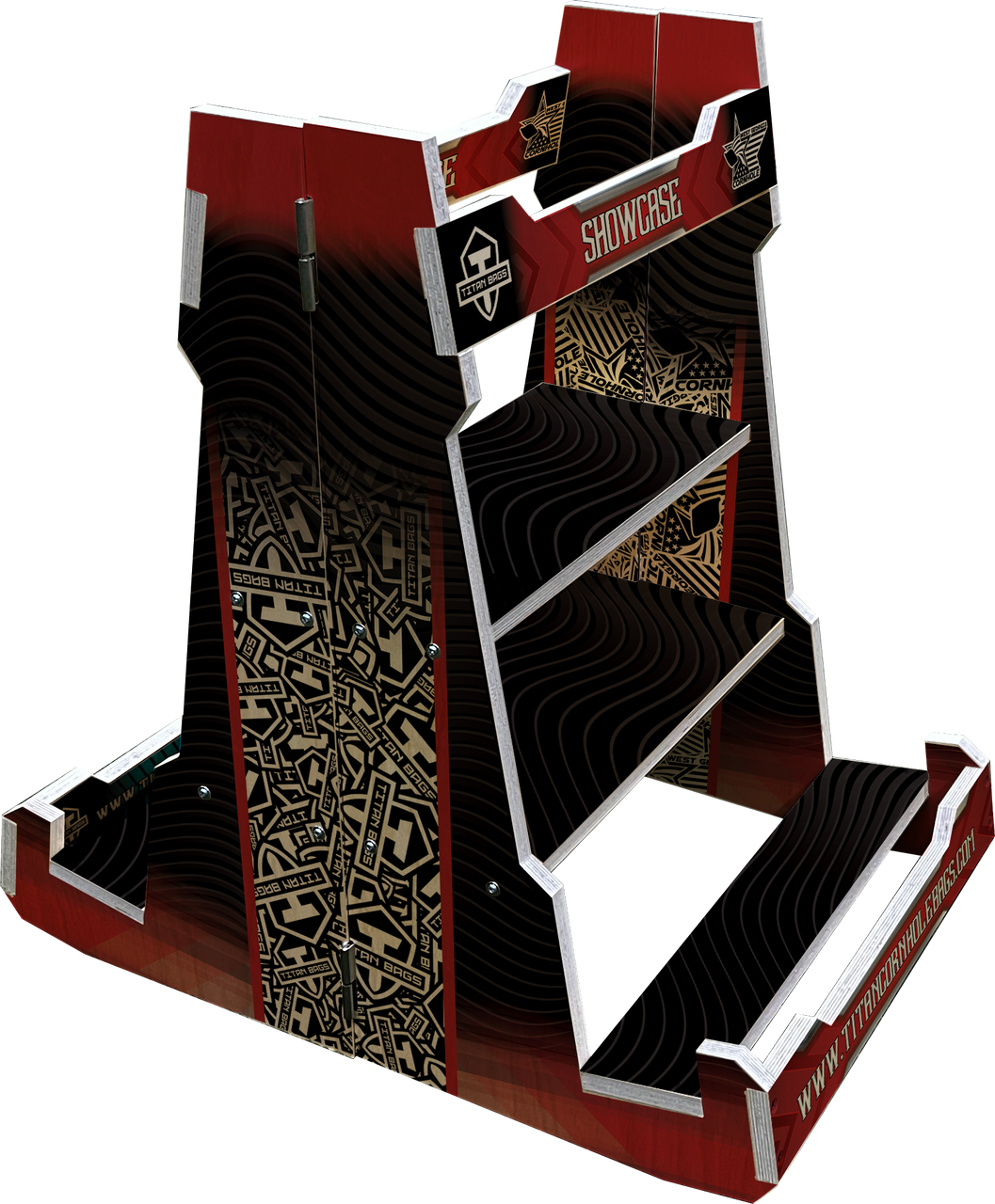 Custom Showcase Cornhole Board Stand