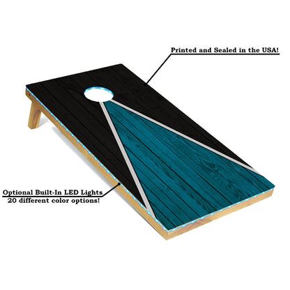 Multi-Color Pyramid Lightweight Cornhole Boards Set