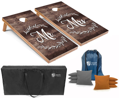 Wedding Mr. & Mrs. Cornhole Boards Set