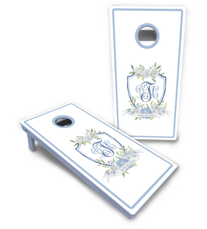 Wedding Monogram Custom Cornhole Boards Set