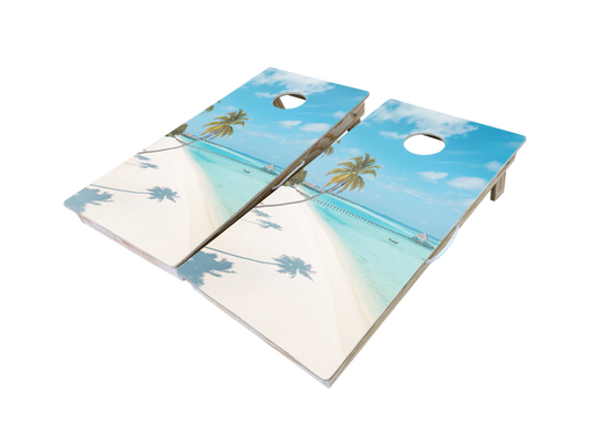 Sandy Skies Custom Cornhole Boards