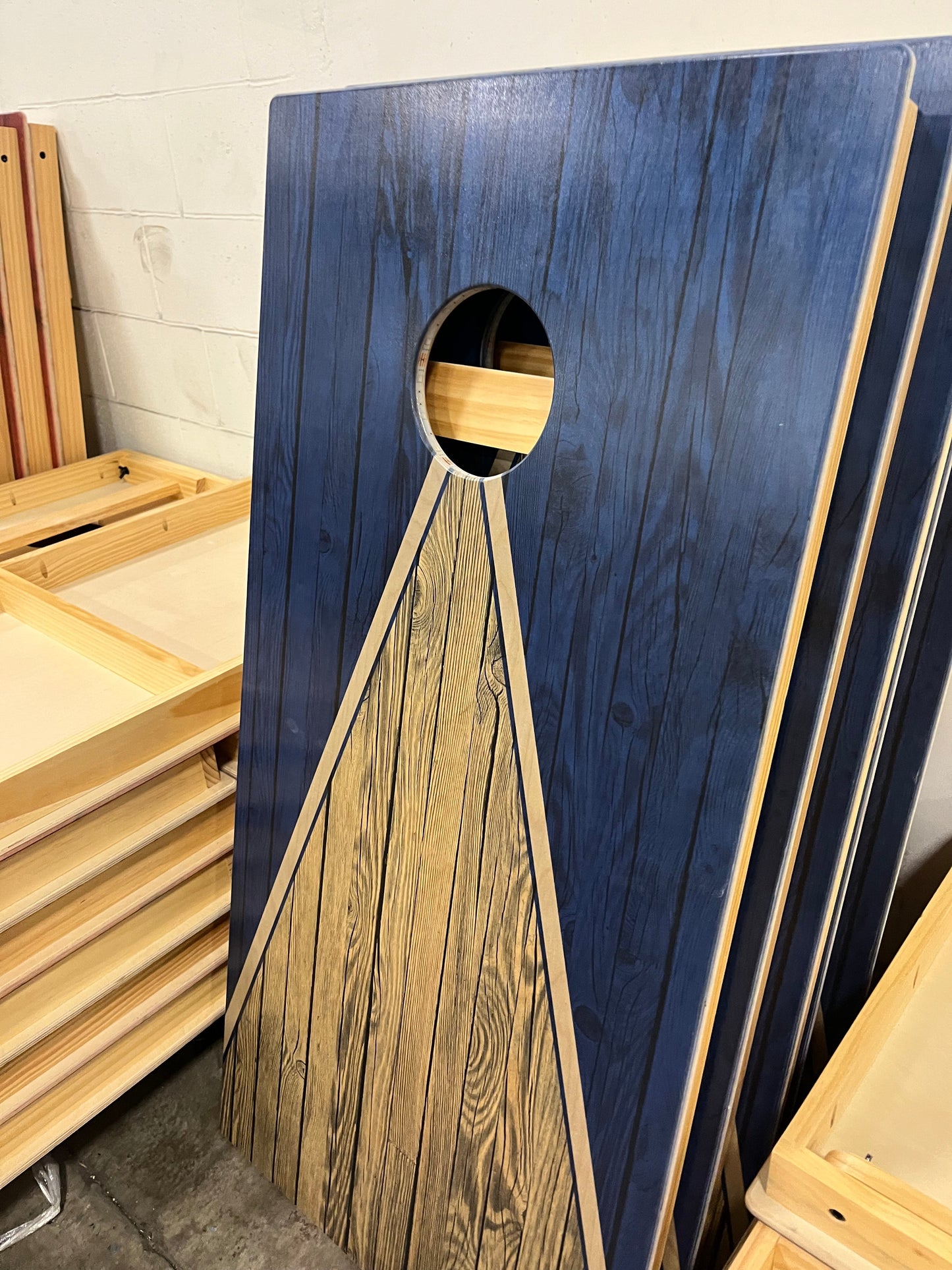 Light Wooden Lightweight Cornhole Boards Set