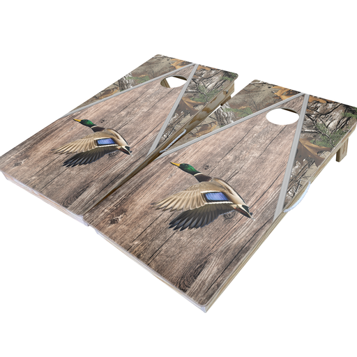 Duck Hunting Cornhole Boards Set