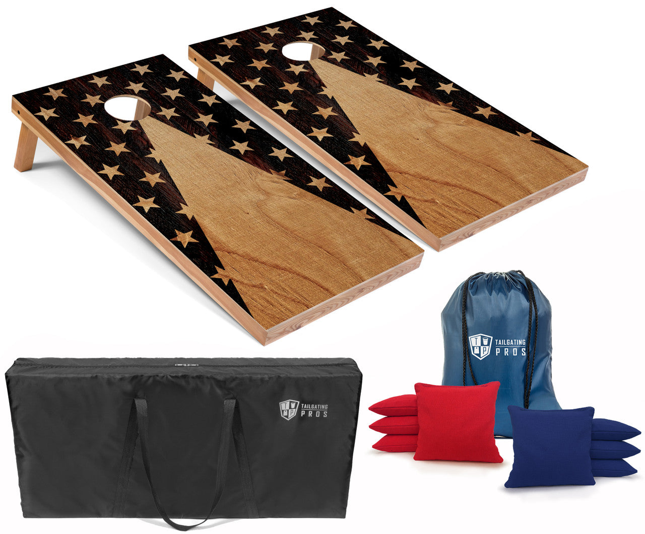 American Stars Lightweight Cornhole Boards Set