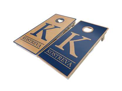 Large Initial Monogram Custom Cornhole Boards