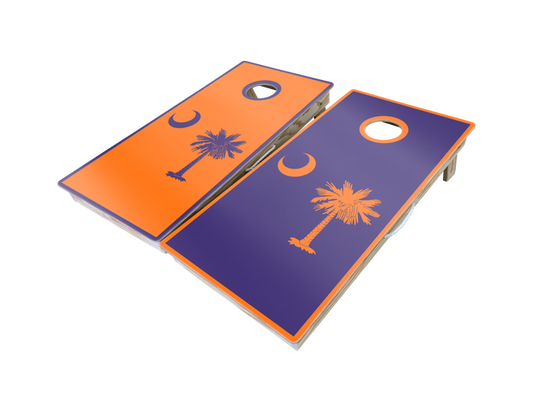 Palm Tree Moon Cornhole Boards
